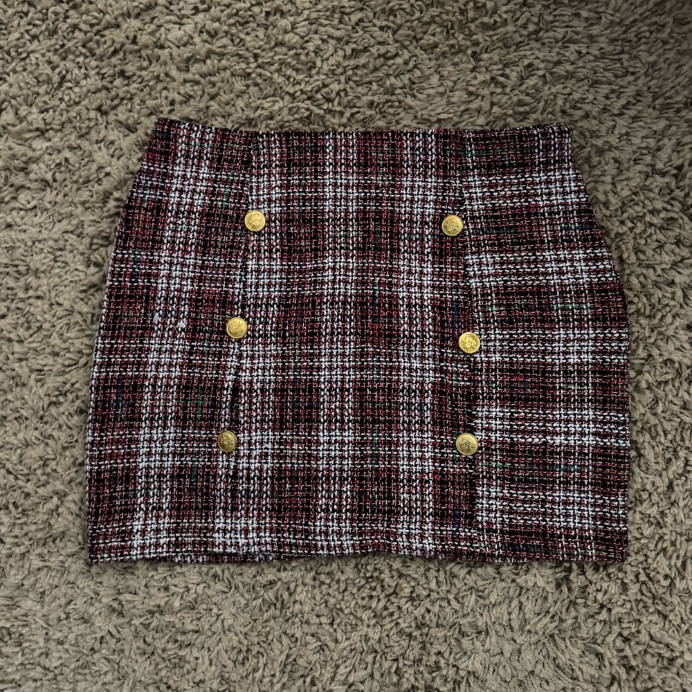 Plaid Skirt